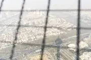 غرق شدن تهران در گرد و غبار شدید تا ساعاتی دیگر