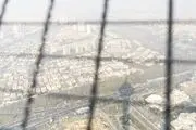 غرق شدن تهران در گرد و غبار شدید تا ساعاتی دیگر