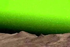 آسمان مریخ برای اولین بار سبز شد!