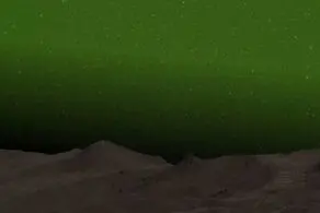 آسمان مریخ برای اولین بار سبز شد!
