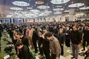 حضور اقشار مردم در مصلی تهران برای وداع با رییس‌جمهور و یاران