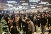 حضور اقشار مردم در مصلی تهران برای وداع با رییس‌جمهور و یاران