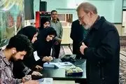 علی لاریجانی در مازندران رای داد + عکس 