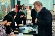 علی لاریجانی در مازندران رای داد + عکس 