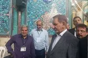اسحاق جهانگیری به حسینیه ارشاد رفت