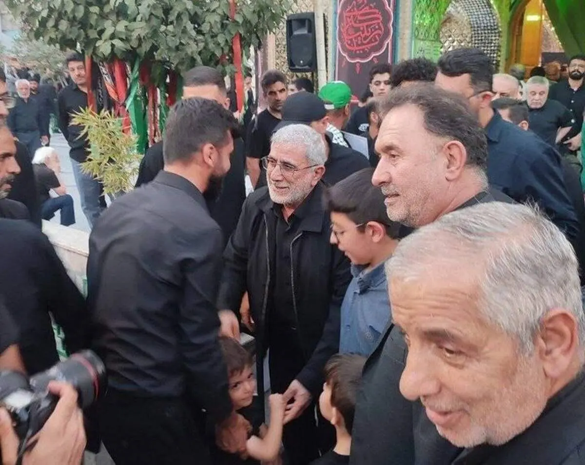 حضور فرمانده نیروی قدس سپاه در مراسم بزرگداشت شهادت رهبر انقلاب اسلامی در چیذر + عکس 
