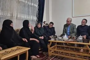 دیدار سخنگوی دولت و دستیار اجتماعی رئیس‌جمهور با خانواده الهه حسین‌نژاد