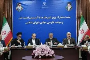 برگزاری نشست کمیسیون سیاست خارجی و امنیت ملی مجلس با وزیر امور خارجه