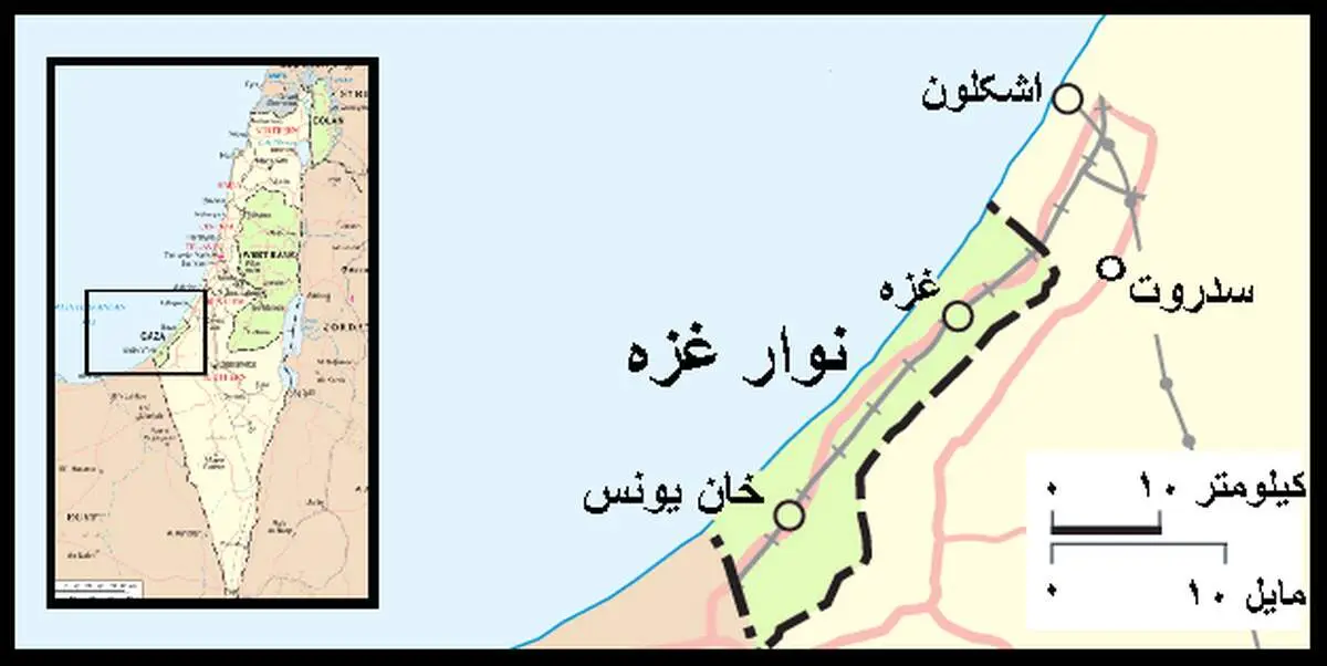 نوار غزه با دیوار محصور شد