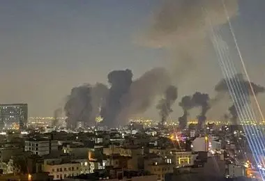 تهران دیشب ۱۸ بار بمباران شد!