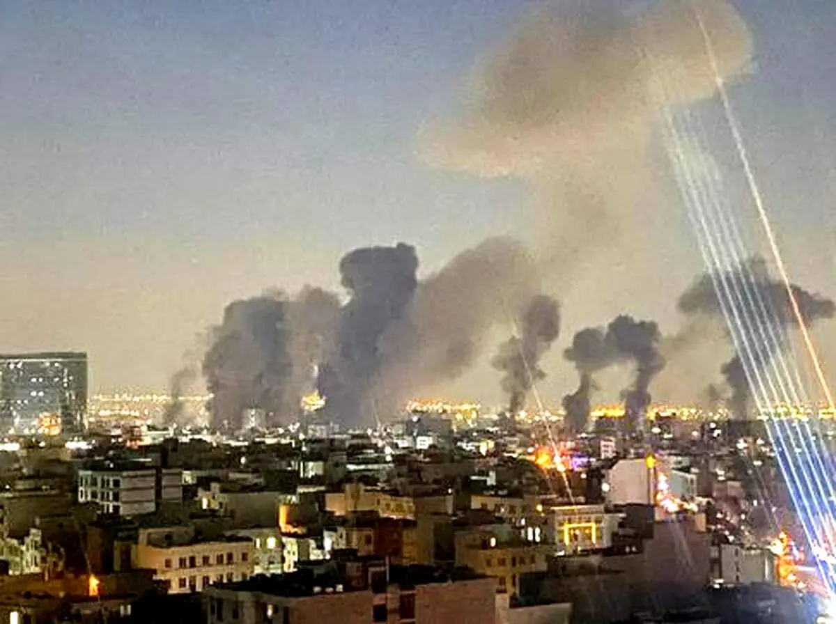 صدای انفجار و پدافند در تهران، کرج و پرند