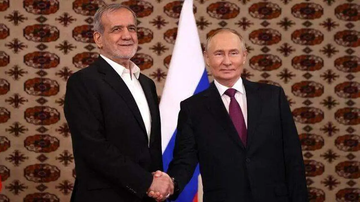 پوتین برای مسعود پزشکیان پیام داد 