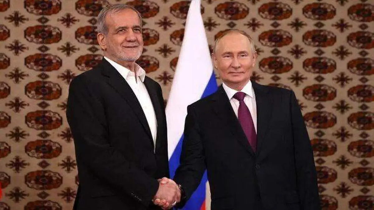 پوتین برای مسعود پزشکیان پیام داد 