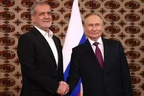 پوتین برای مسعود پزشکیان پیام داد 