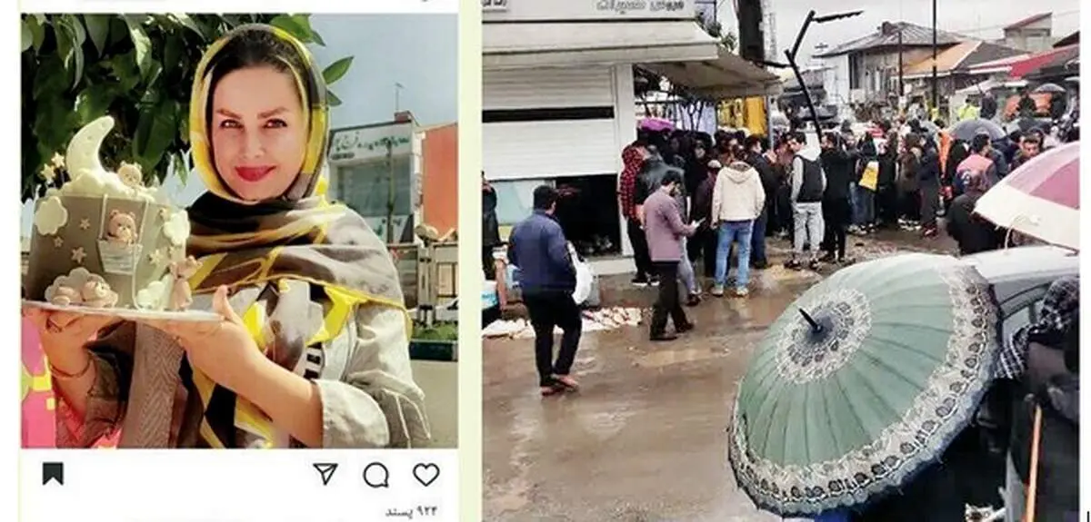 حادثه هولناک برای یک زن شیرینی فروش در رشت