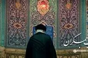 تصاویر حضور رهبر انقلاب در مسجد جمکران