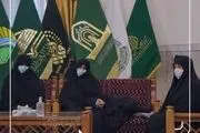 همسر رییس جمهور به منزل طلبه شهید رفت/ ببینید 