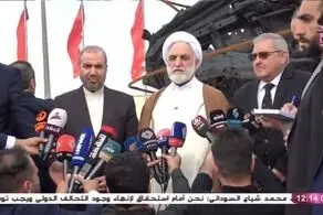 حضور رییس قوه قضائیه در یادمان محل شهادت شهیدان سلیمانی و المهندس 