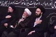 مراسم عزاداری شام غریبان در حرم امام (ره) با حضور کروبی + عکس