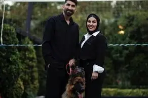 مدلینگ هالیوودی علیرضا بیرانوند و اکرم خانم در شمال/ تصاویر
