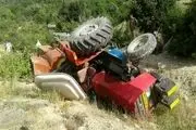واژگونی مرگبار تراکتور در روستای پسین دره بجنورد/ 4 نفر کشته شدند