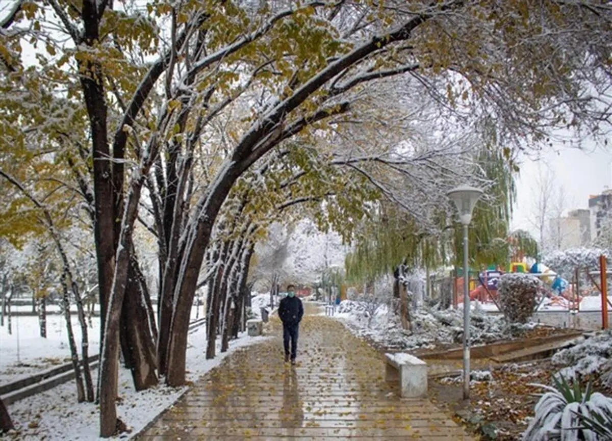 بارش برف از فردا شنبه ۲۴ آبان در این مناطق کشور/ هشدار رعدو برق