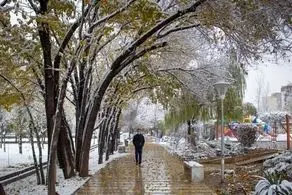 بارش برف از فردا شنبه ۲۴ آبان در این مناطق کشور/ هشدار رعدو برق