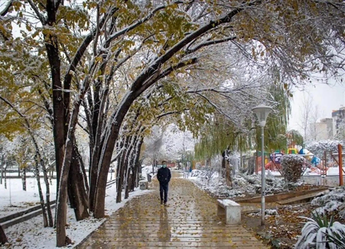 بارش برف از فردا شنبه ۲۴ آبان در این مناطق کشور/ هشدار رعدو برق