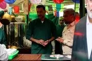 مربی استقلال در ایستگاه صلواتی  جشن امام رضا + عکس