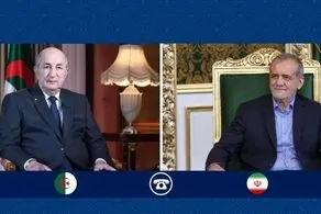 پزشکیان: روابط ایران و الجزایر در فضایی برادرانه و دوستانه در حال گسترش است