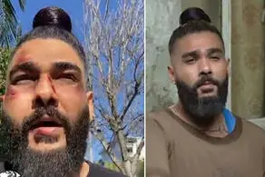 ویدیو لو رفته| این زن آبروی خواننده معروف ایرانی را در خیابان بُرد و او را کتک زد!/ ساسی مانکن نابود شد