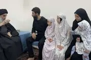 دیدار معنادار آیت الله سیستانی با خانواده امل الدر