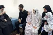 دیدار معنادار آیت الله سیستانی با خانواده امل الدر