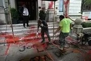 عتراض مقابل منزل سردبیر نیویورک تایمز به‌خاطر نحوه پوشش اخبار جنگ غزه + ببینید 