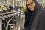  خاله شادونه در مراسم شب احیا/ عکس
