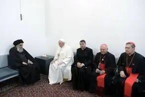 بیانیه دفتر آیت الله العظمی سیستانی از دیدار پاپ