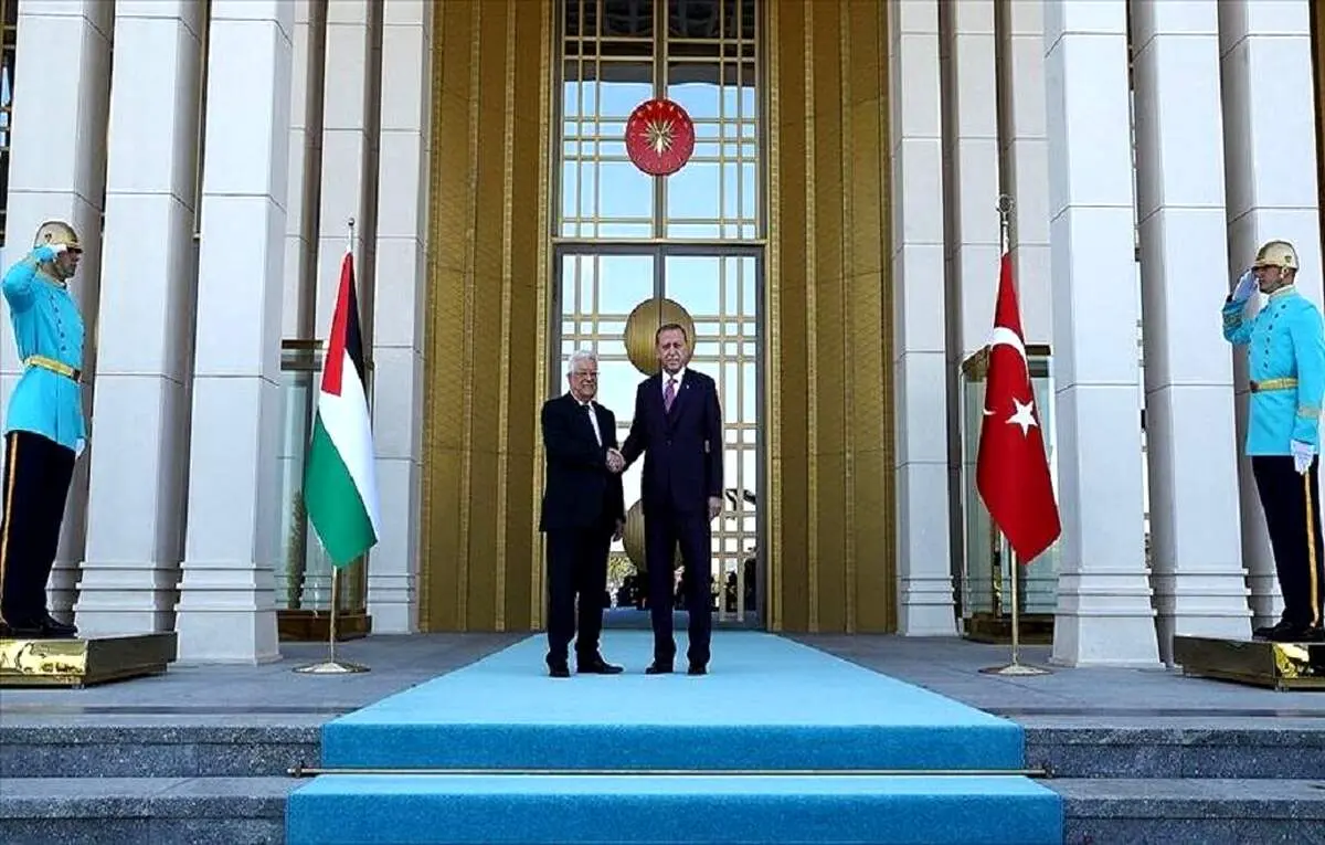 رییس تشکیلات خودگردان فلسطین با اردوغان دیدار کرد