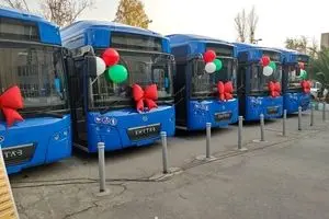 اتوبوس برقی ایرانی وارد تهران شد