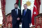 دیدار جولانی و‌ اردوغان در ترکیه 