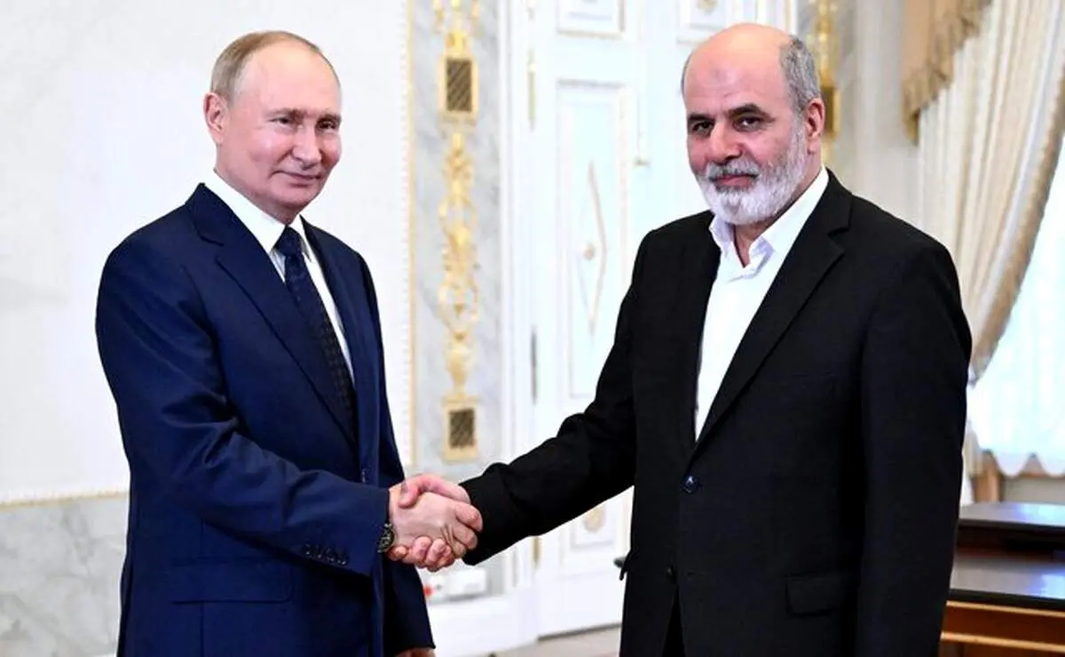 دیدار علی اکبر احمدیان با پوتین 