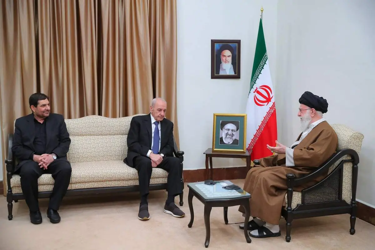 دیدار رهبر انقلاب با رییس مجلس لبنان