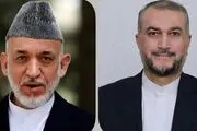 حامد کرزای با امیرعبداللهیان تماس گرفت