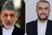 حامد کرزای با امیرعبداللهیان تماس گرفت
