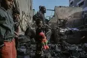 اشغالگران کاروان هلال احمر را بمباران کردند