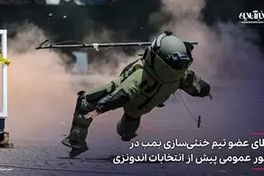 تصاویر +18| لحظه انفجار بمب مقابل صورت مامور تیم ویژه خنثی‌ سازی + عکس
