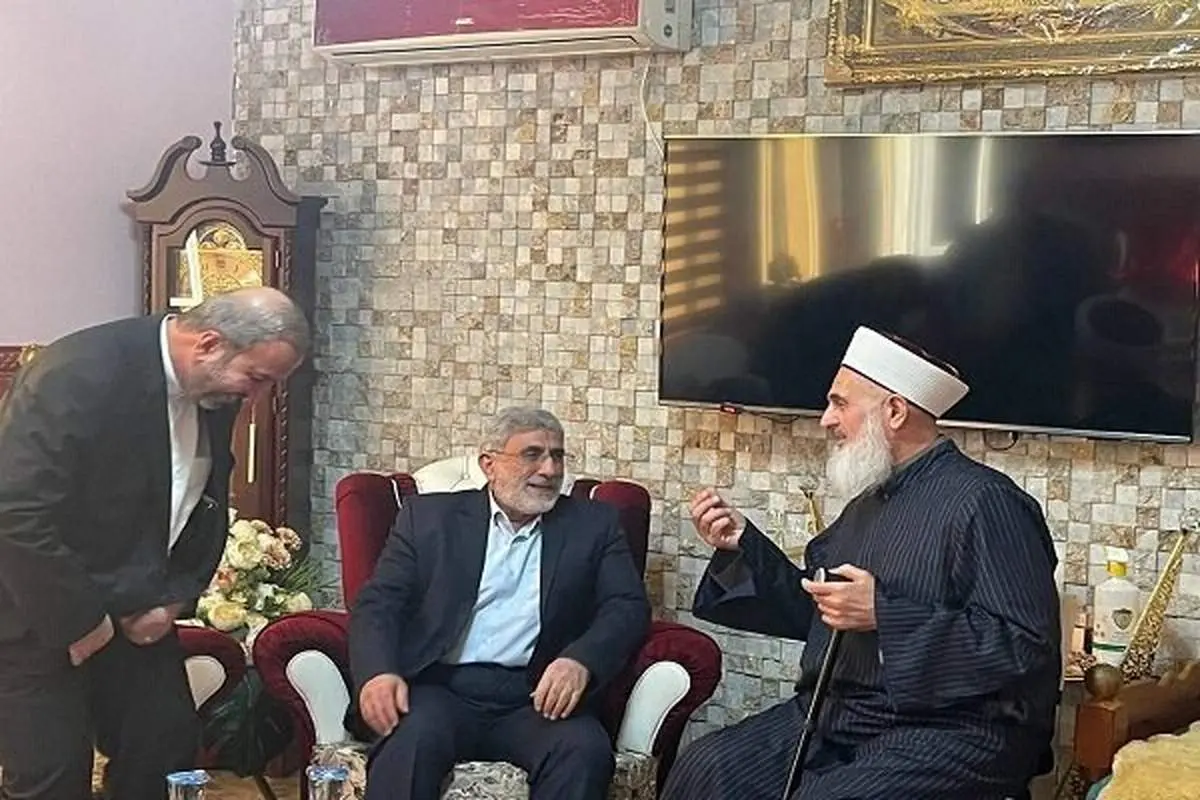 سفر سردار قاآنی به عراق| دیدار با مفتی اهل سنت