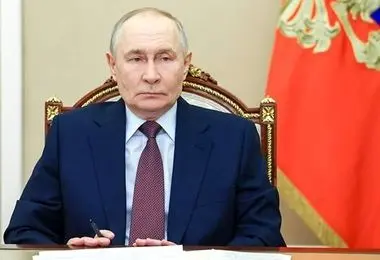 پیام نوروزی ولادیمیر پوتین به آیت الله مجتبی خامنه ای 