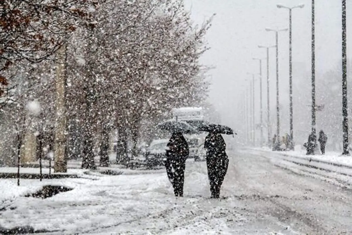 برف سنگین برق این شهر را قطع کرد