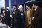 تصویر جالب از خوش و بش روحانی، خاتمی و سیدحسن خمینی + ببینید 