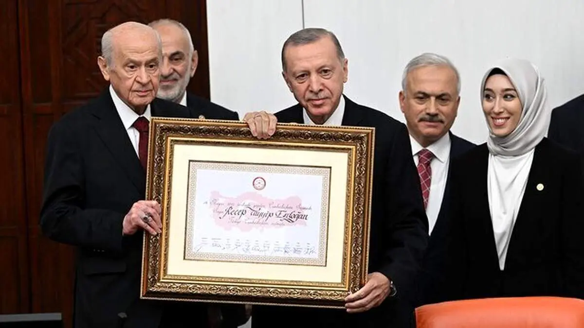 اردوغان سوگند یاد کرد